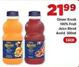 OK Express Clover Krush 100% Fruit Juice Blend offer