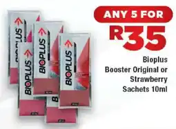 OK Express Bioplus Booster Original or Strawberry Sachets offer