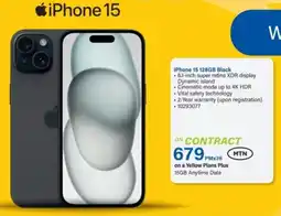 Incredible Connection iPhone 15 128GB Black offer