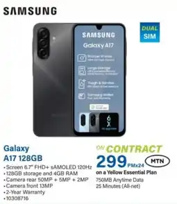 Incredible Connection Samsung Galaxy A17 128GB offer