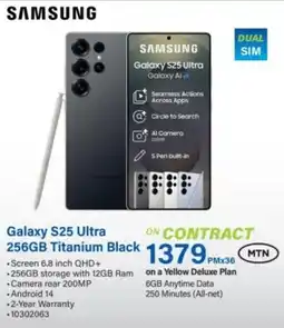 Incredible Connection Samsung Galaxy S25 Ultra 256GB Titanium Black offer