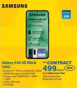 Incredible Connection Samsung Galaxy A36 5G Black 128G offer