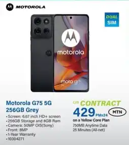 Incredible Connection Motorola G75 5G 256GB Grey offer