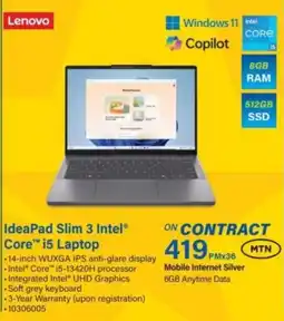 Incredible Connection Lenovo IdeaPad Slim 3 Intel Core i5 Laptop offer