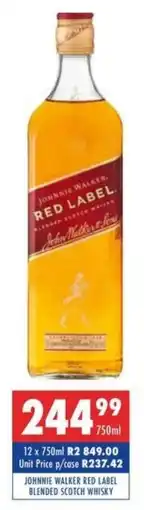 Ultra Liquors Johnnie walker red label blended scotch whisky offer
