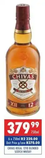Ultra Liquors Chivas regal 12yo blended scotch whisky offer