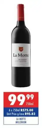 Ultra Liquors La motte millenium offer