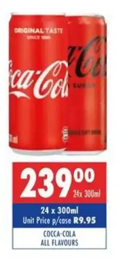 Ultra Liquors Coca-cola all flavours offer