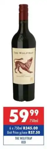 Ultra Liquors The wolftrap red offer