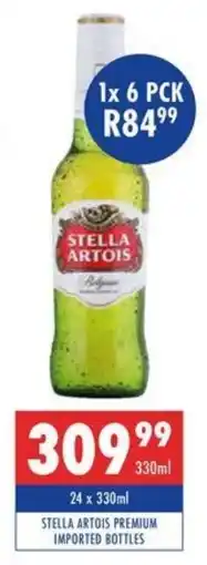 Ultra Liquors Stella artois premium imported bottles offer