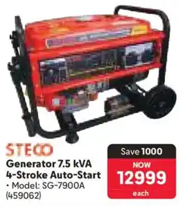 Makro Steco Generator 7.5 KVA 4-Stroke Auto-Start offer