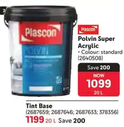 Makro Plascon Polvin Super Acrylic offer