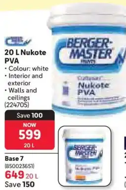 Makro Bergermaster Nukote PVA offer