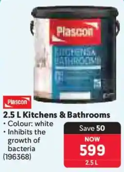 Makro Plascon Kitchens & Bathrooms offer