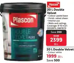Makro Plascon Double Velvet offer