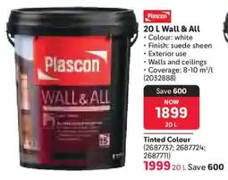 Makro Plascon Wall & All offer