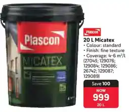 Makro Plascon Micatex offer