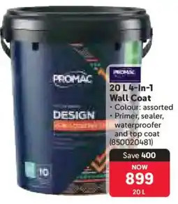 Makro Promac 4-In-1 Wall Coat offer