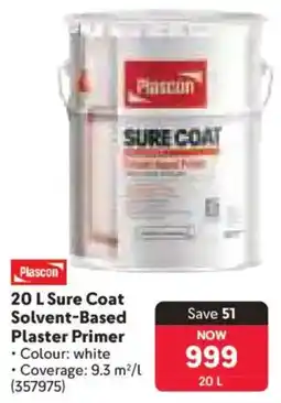 Makro Plascon Sure Coat Solvent-Based Plaster Primer offer