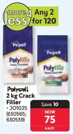 Makro Polycell Crack Filler offer