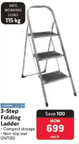 Makro 3-Step Folding Ladder offer