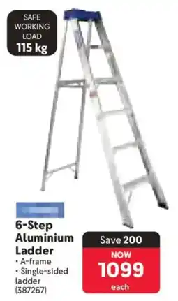 Makro 6-Step Aluminium Ladder offer