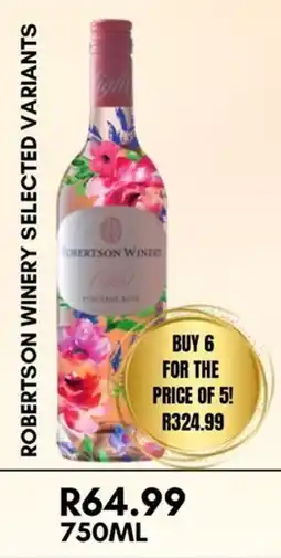 Prestons Robertson Winery offer