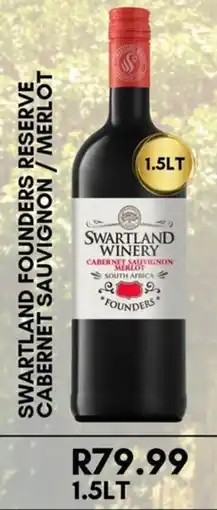 Prestons Swartland founders reserve cabernet sauvignon/ merlot offer