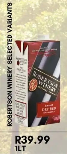 Prestons Robertson Winery offer