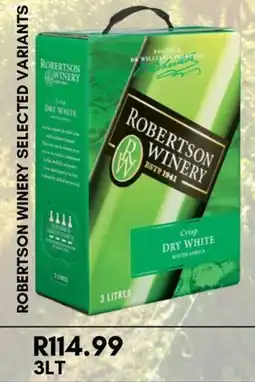 Prestons Robertson Winery offer