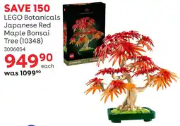 ToysRUs LEGO Botanicals Japanese Red Maple Bonsai Tree offer