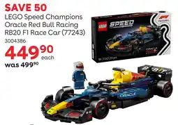 ToysRUs LEGO Speed Champions Oracle Red Bull Racing RB20 F1 Race Car offer