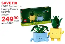 ToysRUs LEGO Botanicals Happy Plants offer