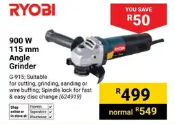 Builders Trade Depot Ryobi 900W Angle Grinder offer