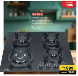 Builders Trade Depot Goldair 4-burner Gas Hob offer