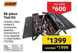 Builders Trade Depot Grip Tool Kit offer