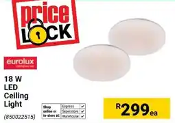 Builders Trade Depot Eurolux 18 W LED Ceiling Light offer