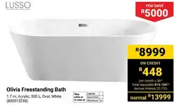 Builders Trade Depot Lusso Olivia Freestanding Bath offer