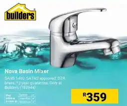 Builders Trade Depot Builders Nova Basin Mixer offer