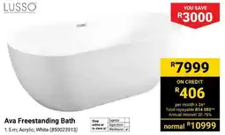 Builders Trade Depot Lusso Ava Freestanding Bath offer
