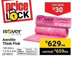 Builders Trade Depot Isover Aerolite Think Pink offer