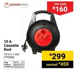 Builders Trade Depot Powerworx 10 A Cassette Reel offer