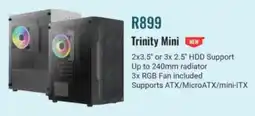 Computer Mania Aerocool Trinity Mini Cases offer