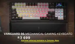 Computer Mania Corsair vanguard 96 mechanical gaming keyboard offer