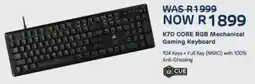 Computer Mania Corsair K70 CORE RGB Mechanical Gaming Keyboard offer