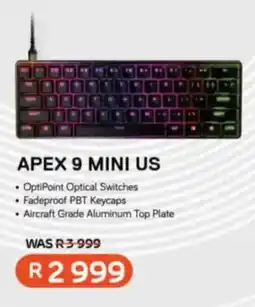 Computer Mania Steelseries apex 9 mini us offer