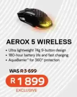 Computer Mania Steelseries aerox 5 wireless offer