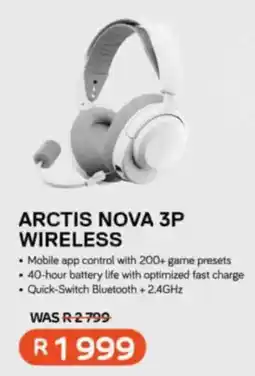 Computer Mania Steelseries arctis nova 3p wireless offer