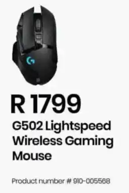 Computer Mania Logitech G502 Lightspeed Wireless Gaming Mouse offer