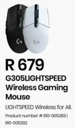Computer Mania Logitech G305 LightSpeed Wireless Gaming Mouse offer